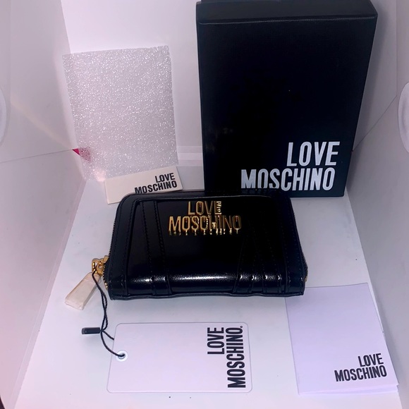 NWT Love Moschino Leather Wallet - Picture 3 of 7
